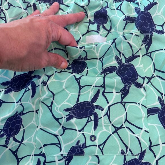 NWT - TomboyX 7" Board Short - Save the Turtles Pattern - Picture 5 of 5